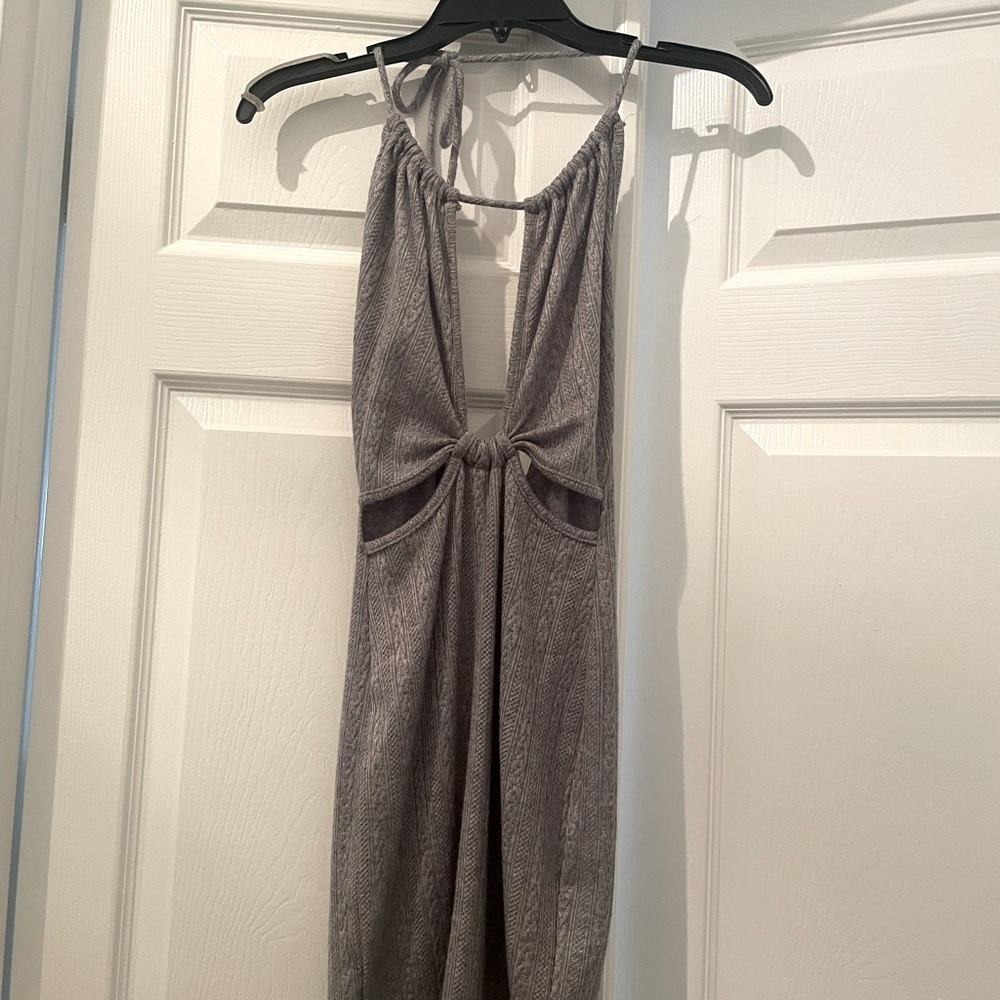 Gray summer dress